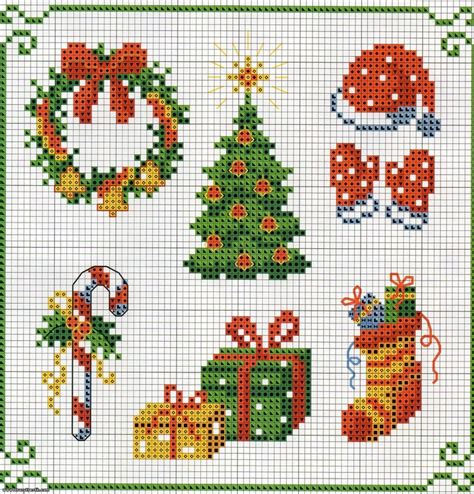 Patrones De Navidad En Punto De Cruz 736×768 Cross Stitch