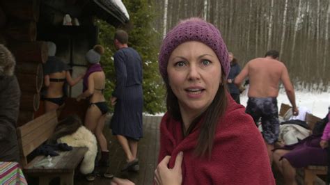 Estonia Christa Takes Part In A Sauna Marathon Bbc Travel Show