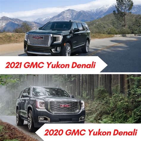 2021 Vs 2020 Gmc Yukon Denali