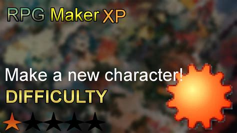 Rpg Maker Xp Tutorial Make A New Character Youtube