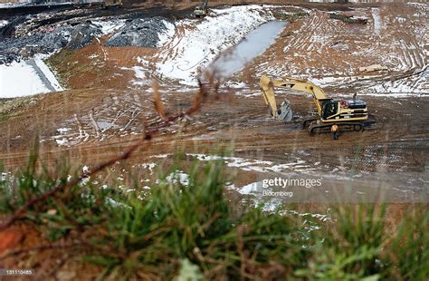 Trucks work at the Lancaster County Solid Waste Management Authority