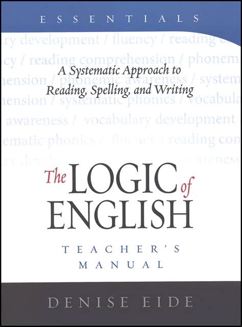 Logic Of English Logic Of English Teacher Manual Homeschool Reading