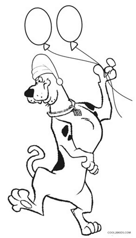 Gambar Printable Scooby Doo Coloring Pages Kids Cool2bkids Christmas Di