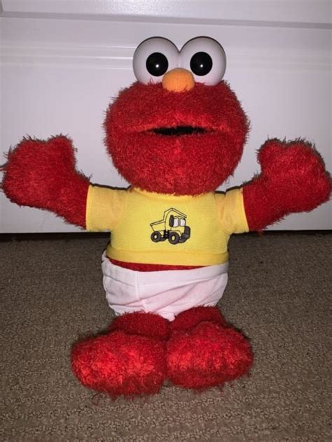 Fisher Price Potty Elmo Plush Doll Sesame Street Toy Very Rare Ebay