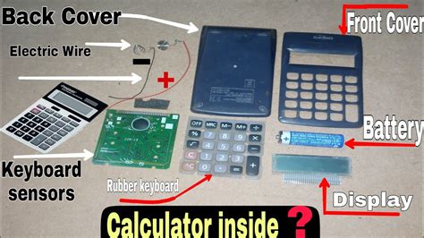 Calculator Inside Parts Name Youtube