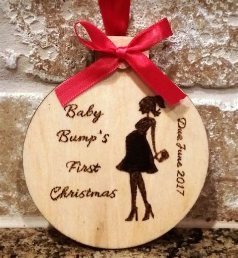 Baby Bumps First Christmas Ornament By Rusticbrook On Etsy