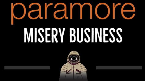 Paramore Misery Business Cc 🎤 Karaoke Instrumental Lyrics Youtube