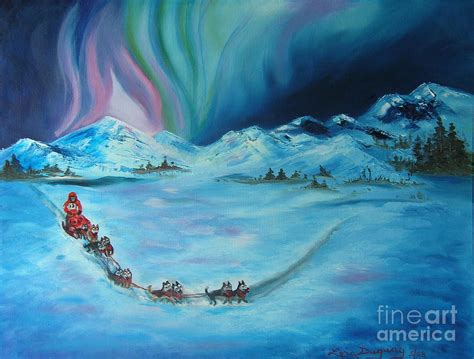 The Iditarod Trail Painting By Lora Duguay Pixels