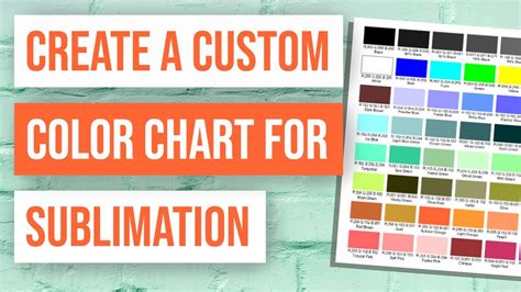 Rgb Color Chart For Sublimation