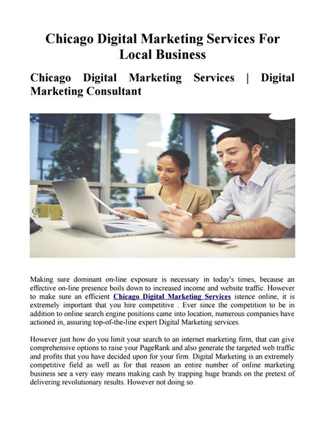Chicago Digital Marketing Services For Local Business By Chicago
