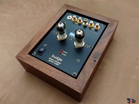 Parks Audio Budgie Phono Preamp With Extra Tubes Walnut Chassis Ifi