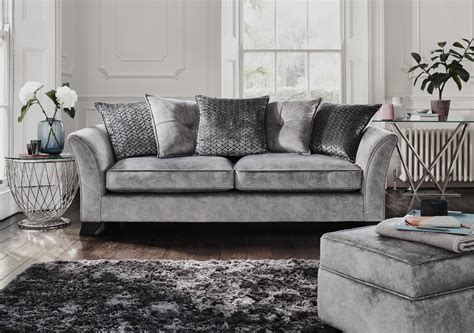 You can also go for lots of baby pinks to create a pastel palette — we love how the icy blue dixie sofa from loaf looks against the blush tones! 6 grey and blue living room ideas - Furniture Village ...