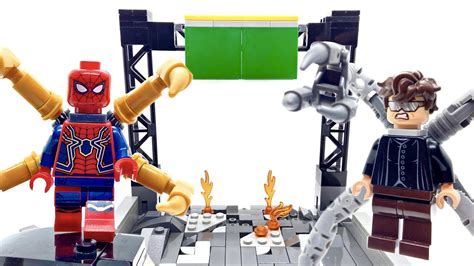 Lego Spider Man Vs Doc Ock Bridge Battle Moc No Way Home Youtube