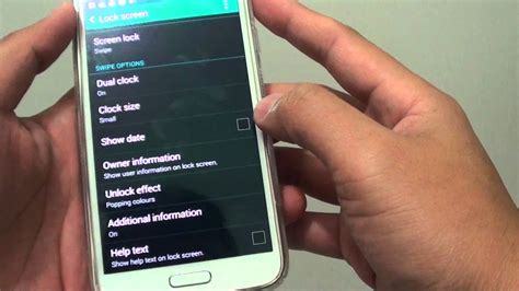 Samsung Galaxy S5 How To Enabledisable Date Information On Lock