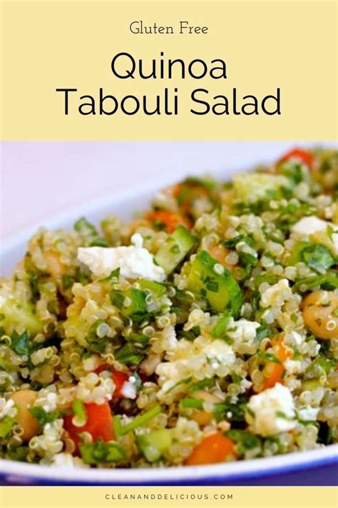 This Quinoa Tabouli Salad Is A No Cook Healthy Meal That Beats The Heat