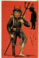 Greetings From Krampus: Gorgeous Old Postcards Of Santa's Demonic ...