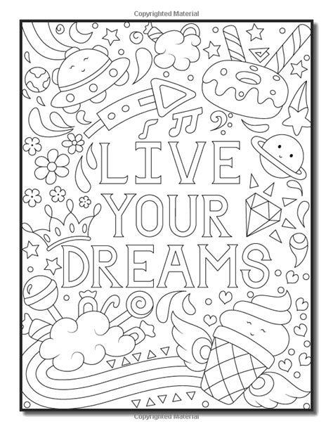 Amazonsmile Live Your Dreams An Adult Coloring Book With Fun