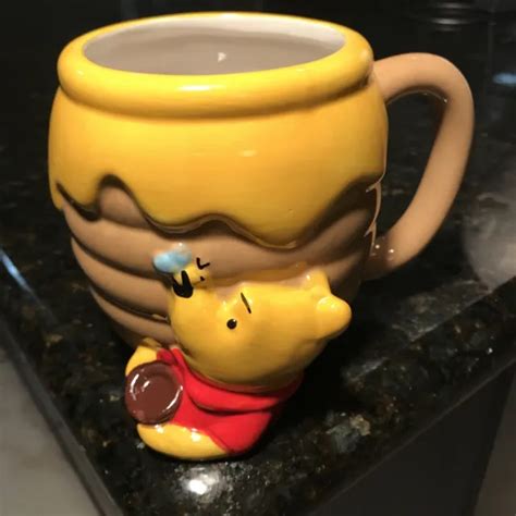 Winnie The Pooh Honey Pot Ceramic 3d Sculpted Mug Hot Cold Drinks Cup 23 Oz 1899 Picclick