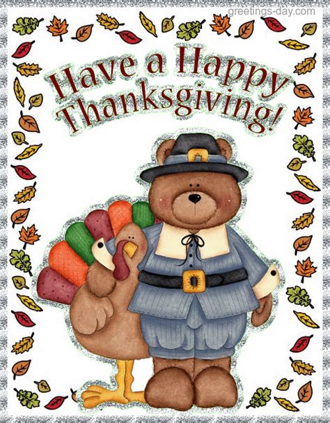 Have A Happy Thanksgiving Animated  ⋆ Greetings Cards Pictures Images ᐉ All Holidays In The