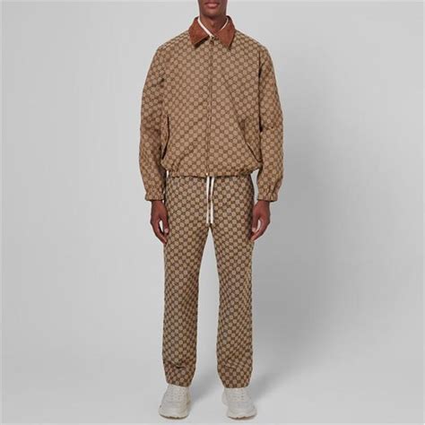 Gucci Reversible Gg Jacket Men Harrington Jackets Flannels