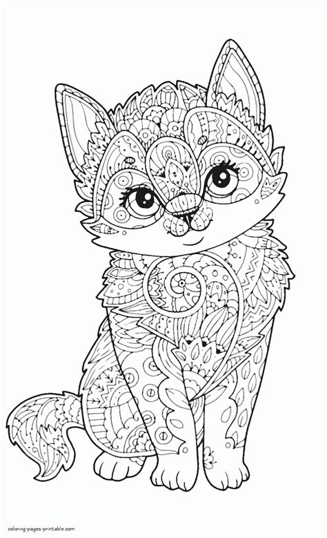 Cute Animal Coloring Pages Printable