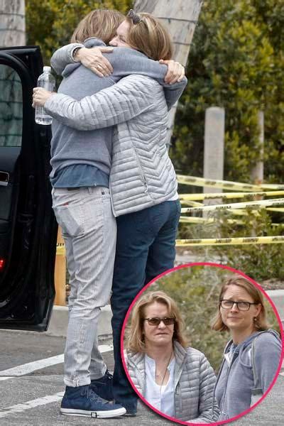 Jodie Foster Shares Hugs And Coffee With Ex Partner Cydney