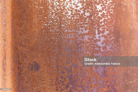 Old Rusty Steel Metal Surface Oxidized Metal Texture Stock Photo