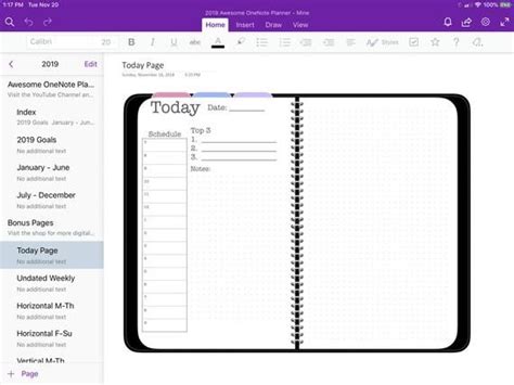 Encourage students to handwrite notes and sketch diagrams. 2019 Digital Awesome Planner for Microsoft OneNote | One ...