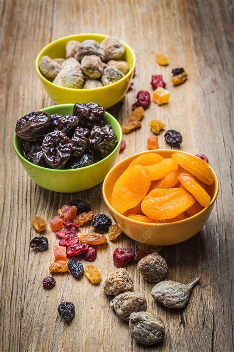 Dry fruits - Stock Image - C034/7184 - Science Photo Library
