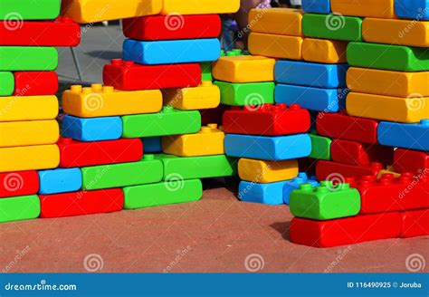 Collorful Toy Bricks For Kids Stock Image Image Of Construction