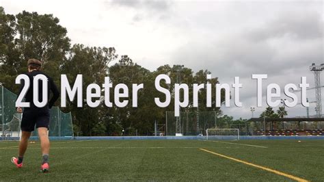 20 Meter Sprint Test Youtube