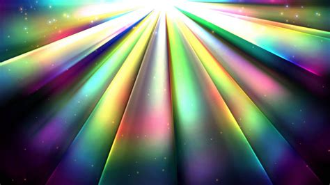 4k 2160p Rainbow Sun Rays Motion Background Youtube