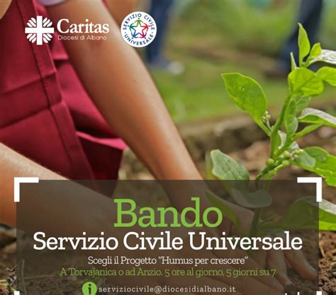 Progetto Di Servizio Civile Universale Humus Per Crescere Albano