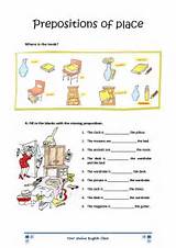 Prepositions Exercises Images