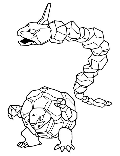 Coloring Page Pokemon Characters