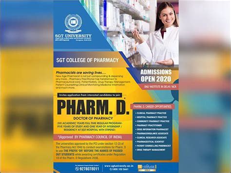 Career Scope After Doctor Of Pharmacy Pharm D In India And Abroad