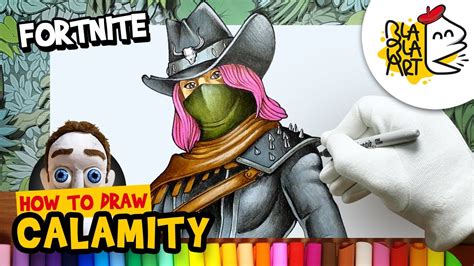 How to change characters in fortnite battle royale. HOW TO DRAW CALAMITY Skin | Fortnite Battle Royale ...