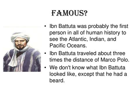 Ppt Ibn Battuta Powerpoint Presentation Free Download Id2786576