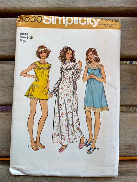Simplicity 5030 Misses Uncut Factory Fold Sewing Pattern Size Etsy In