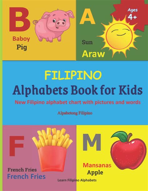Mua Filipino Alphabets Book For Kids New Filipino Alphabet Chart With