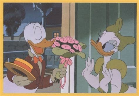 Donald Duck Double Trouble Daisy Romance Movie Still Postcard Topics