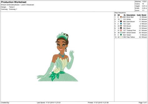 Princess Tiana Machine Embroidery Designs And Svg Files