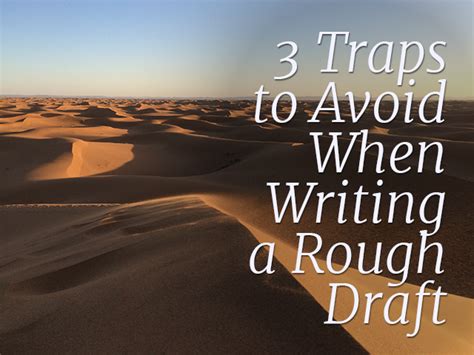 Short poems for heavy hearts. 3 Traps to Avoid When Writing a Rough Draft