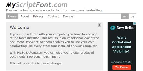 Online Handwriting Font Generator Bypeople