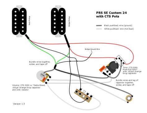 This one tends to get a little dark when i roll the throttle back on it, so i. Confirming wiring diagram for PRS SE Custom 24