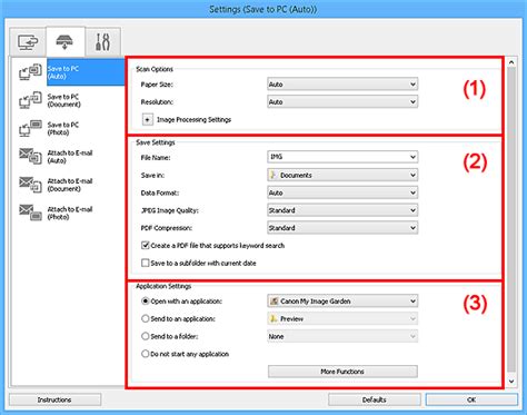 Setting for scanning with ij scan utility. Canon : PIXMA Manuals : MG5700 series : Settings (Save to ...