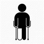Leg Icon Cast Broken Person Orthopedics Icons
