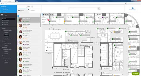 The Office Layout Map