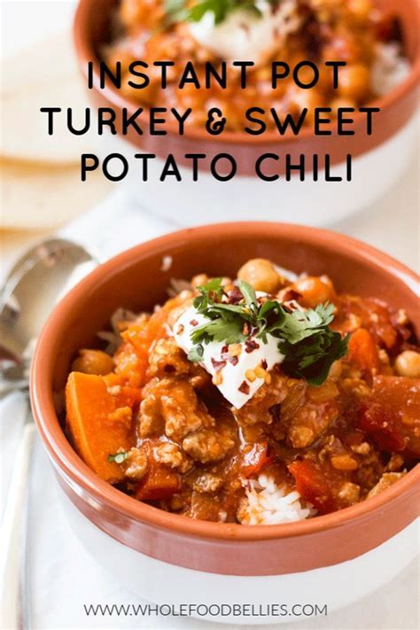 Anytime i can use my instant pot pressure cooker i'm always happy! Turkey and Sweet Potato Chilli in the Instant Pot | Recipe ...
