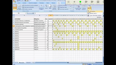 Plan De Mantenimiento Preventivo Formato Excel Cuitandokter